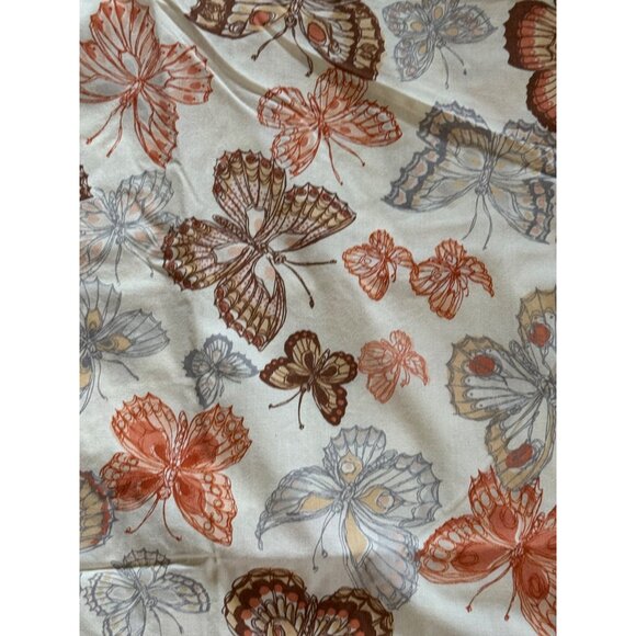 Vintage Caress Butterfly Print Burlington Percale Twin Sheet Set - Picture 2 of 12
